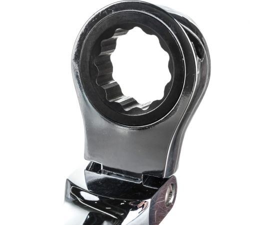 Комбинированный трещоточный ключ МастерАлмаз с гибкой головкой, 180 град, 27 мм 10502928 – изображение 6