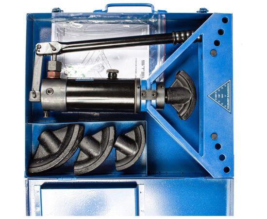 Гидравлический горизонтальный трубогиб STELS 6т, башмаки 1/2 –1, в металлическом кейсе 18146 – изображение 3