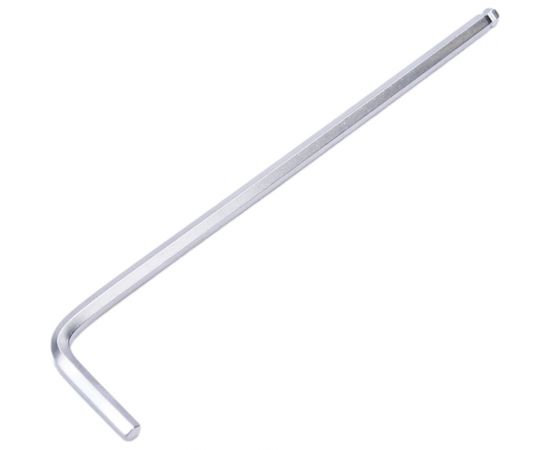 Г-образный 6-гранный длинный ключ с шаром ROCKFORCE 3мм RF-76503L 