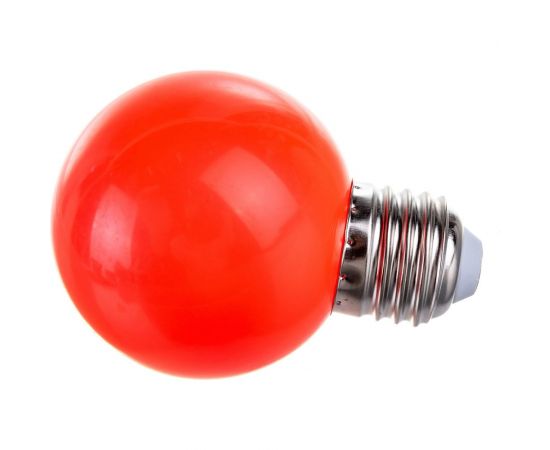 Светодиодная декоративная лампа Volpe LED-G60-3W/RED/E27/FR/С UL-00006959 