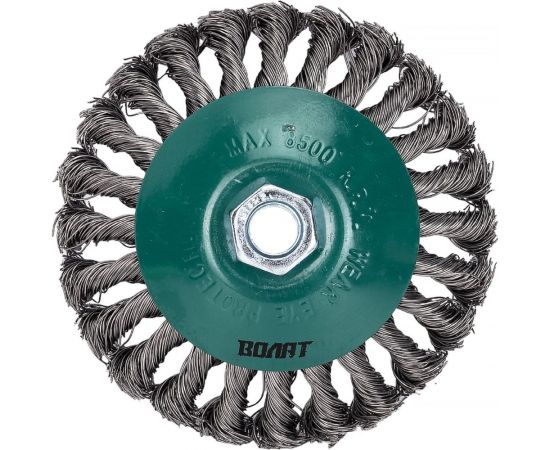 Щетка для УШМ 125 мм, M14, витая проволока ВОЛАТ 81060-125 