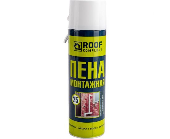 Пена монтажная бытовая Roof Complect 25 650 мл/350 г 431636 