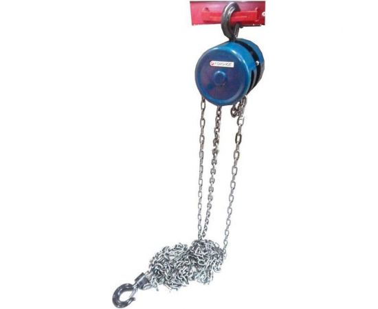 Механическая подвесная лебедка с фиксацией цепи натяжения, 2т, длина цепи - 3м Forsage F-TR9020 