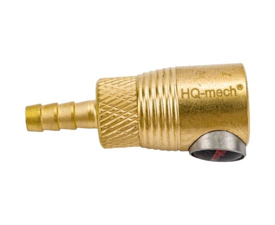 Наконечник для подкачки шин латунный кнопочный ЕВРО 6 мм HQ-mech УТ000002217 