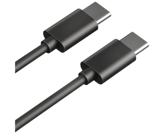 Дата-кабель AKAI Type C- Type С , 1,2м, 3А, PVC , черный CE-469B 