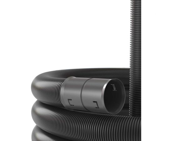 Гибкая двустенная труба для кабельной канализации DKC диаметр 110 мм, цвет черный, 50м, с протяжкой 121911A – изображение 2