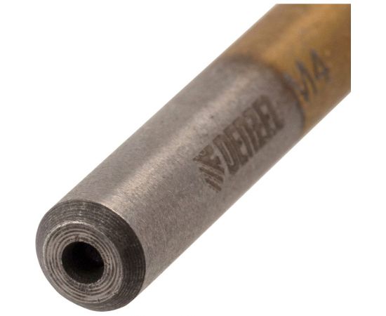 Зенковка конусная под М4, HSS, по металлу, цилиндрический хвостовик Denzel 72302 – изображение 2