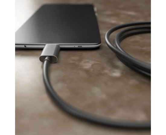 Дата-кабель AKAI Type C- Type С , 1,2м, 3А, PVC , черный CE-469B – изображение 2