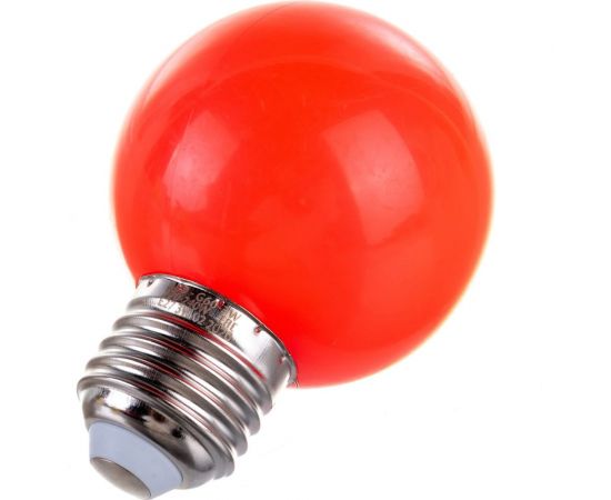 Светодиодная декоративная лампа Volpe LED-G60-3W/RED/E27/FR/С UL-00006959 – изображение 3