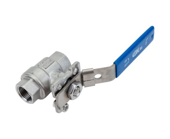 Кран DN.ru КШМП.316.230-ISO Ду15 Ру63 SS316 резьбовой с ISO фланцем D160-05351 – изображение 3