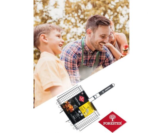 Объёмная решетка-гриль с антипригарным покрытием Forester BQ-NS03 – изображение 3