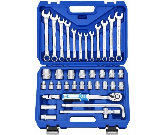 Набор инструментов для автомобиля GOODKING 1/2"" трещотка 72 зубца, 38 предметов B-10038 