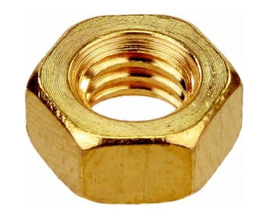 Шестигранная гайка DINFIX DIN 934, латунь, М12, 10 шт. 00-00001730 