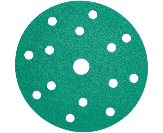 Круг абразивный на пленке 150 мм, P80, 15 отв., 100 шт EASY PRO 7108010 