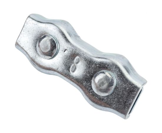 Двойной зажим для стальных канатов STARFIX 8 мм, duplex SM-42875-1 