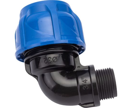 Отвод разъемный наружная резьба CN-TB ПНД 32x3/4" TEBO 017030708 