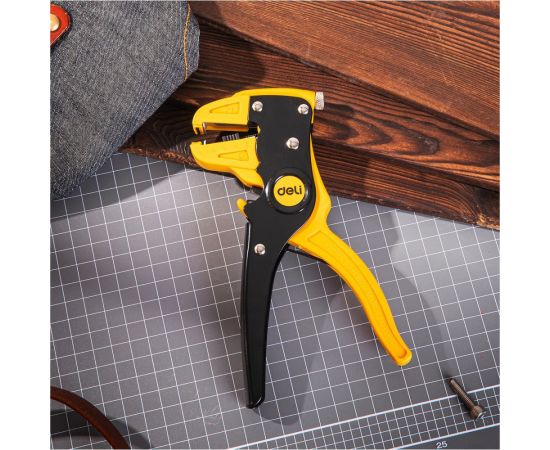 Автоматические клещи для снятия изоляции (стриппер) DELI dl2003 165 мм, диаметр кабеля 0,5-6 мм 118992 – изображение 7