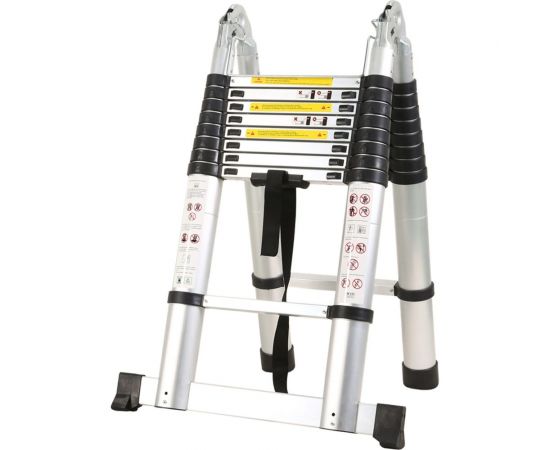 Телескопическая лестница-стремянка WORKY 2.8м/5.6м, 9/18 ступеней ARD128098 – изображение 3