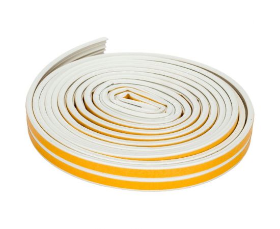 Самоклеящийся уплотнитель СХТ Е-профиль, белый, 10 м СХ0057 – изображение 3