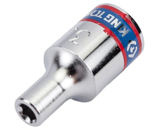 Головка торцевая стандартная шестигранная 1/4"", 3,2 мм KING TONY 233532M – изображение 2