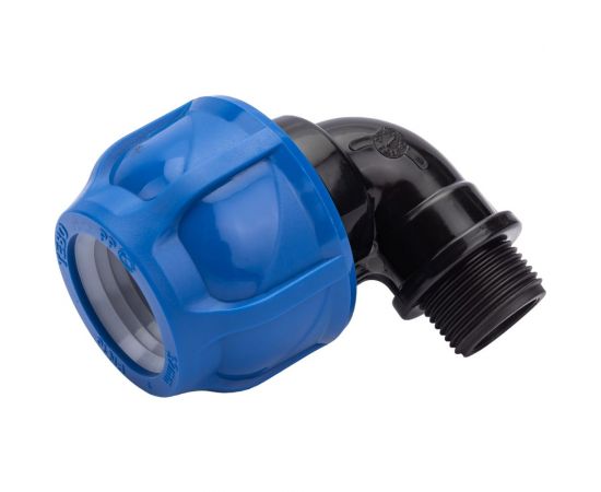 Отвод разъемный наружная резьба CN-TB ПНД 32x3/4" TEBO 017030708 – изображение 3