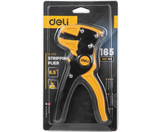 Автоматические клещи для снятия изоляции (стриппер) DELI dl2003 165 мм, диаметр кабеля 0,5-6 мм 118992 – изображение 9
