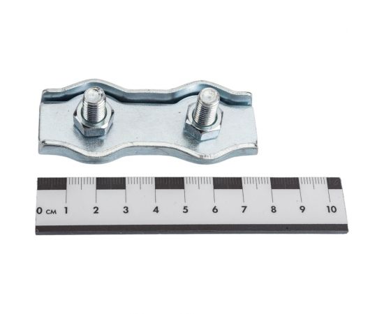 Двойной зажим для стальных канатов STARFIX 8 мм, duplex SM-42875-1 – изображение 3