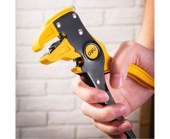 Автоматические клещи для снятия изоляции (стриппер) DELI dl2003 165 мм, диаметр кабеля 0,5-6 мм 118992 – изображение 4