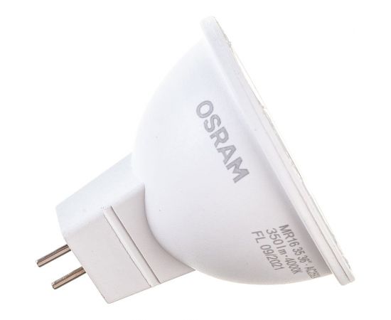 Светодиодная лампа OSRAM LED STAR, MR16, 5Вт, GU5.3, 350Лм, 4000К, нейтральный белый свет 4058075481312 