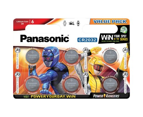 Батарейка Panasonic Power Cells CR2032 B6 7354 