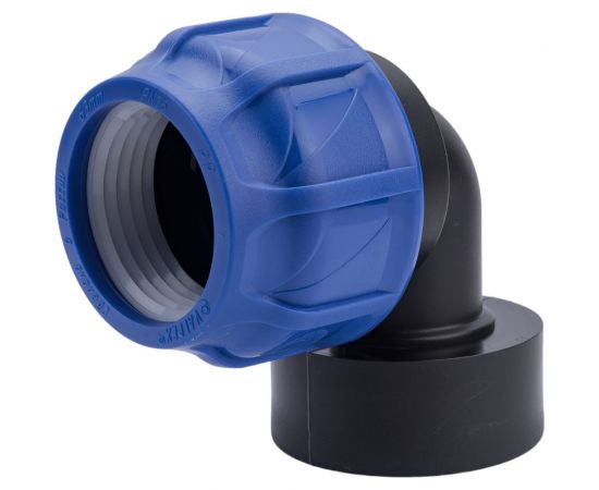 Компрессионный отвод VALFEX ПНД, с внутренней резьбой, 63x2 1/2"" 1210012363212 