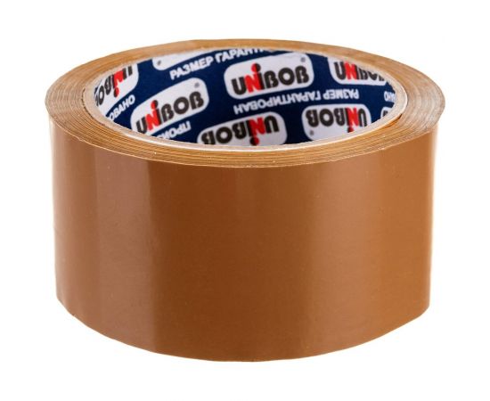 Упаковочная клейкая лента UNIBOB коричневая 48 мм х 66 м 134837 