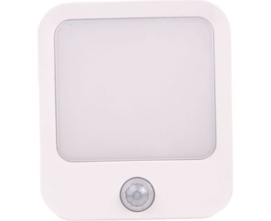 Светодиодный ночник ROCKETSOCKET с датчиком движения квадратный, Вкл/Выкл/Авто, регулировка яркости, теплый белый свет, 1.0Вт, Белый RS-791B – изображение 2