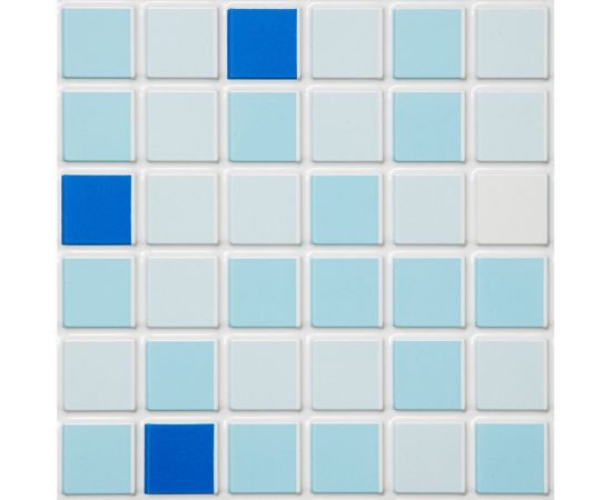 Панель на стену из ПВХ GRACE 955х480 мм Мозаика Синяя УТ000009783 – изображение 2