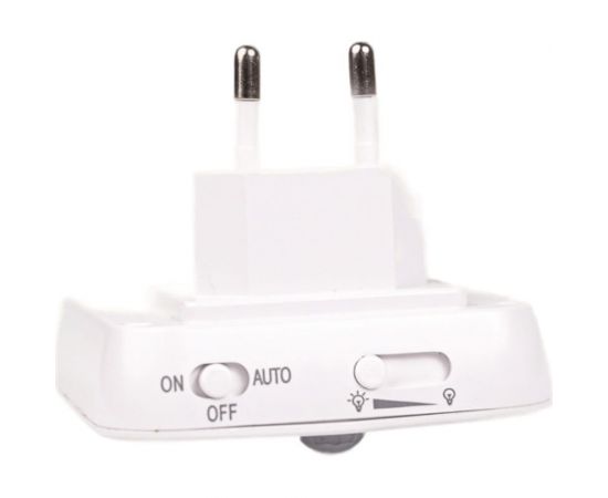 Светодиодный ночник ROCKETSOCKET с датчиком движения квадратный, Вкл/Выкл/Авто, регулировка яркости, теплый белый свет, 1.0Вт, Белый RS-791B – изображение 9