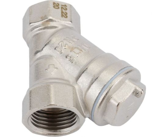 Сетчатый фильтр STI латунный Y-образныйДу15 Ру20 муфтовый уплотнение фторопласт D260-00667 – изображение 5