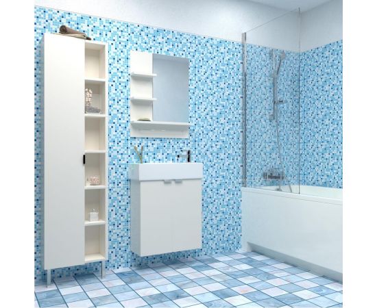 Панель на стену из ПВХ GRACE 955х480 мм Мозаика Синяя УТ000009783 – изображение 4