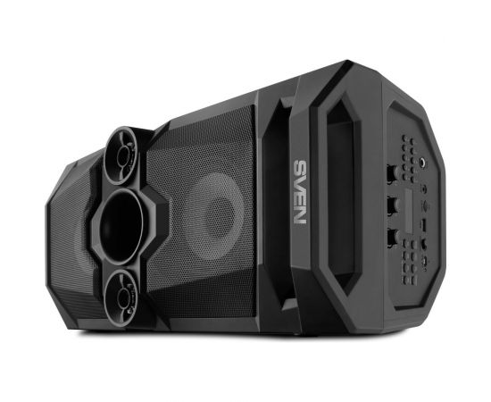 Портативная колонка SVEN АС PS-650 черная, 50 Вт, TWS, Bluetooth, FM, USB, microSD, LED-дисплей, 4000 мА*ч SV-018450 – изображение 7