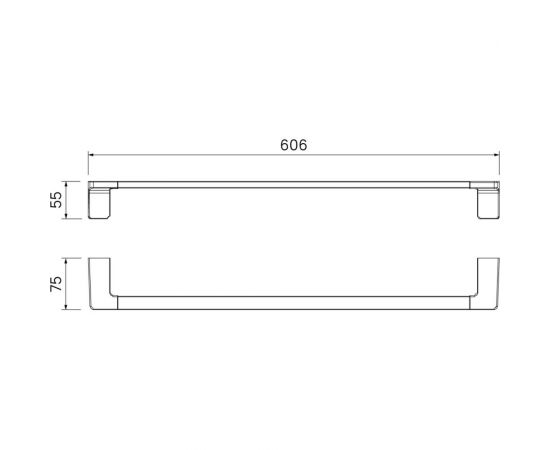 Полотенцесушитель IDDIS Slide одинарный, нержавеющая сталь, хром SLISC10i49 – изображение 4