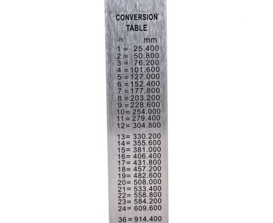 Измерительная металлическая линейка 150х19 Micron МИК 42158 – изображение 3