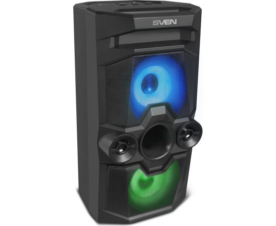 Портативная колонка SVEN АС PS-650 черная, 50 Вт, TWS, Bluetooth, FM, USB, microSD, LED-дисплей, 4000 мА*ч SV-018450 – изображение 6