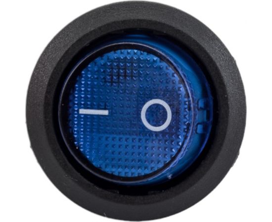 Круглая клавиша Nord-Yada 12V 20А синяя с подсветкой (3контакта) ON-OFF (2шт в упаковке) 905480 – изображение 4