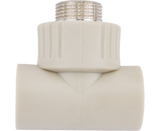 Тройник RTP PN25 комбинированный, наружная резьба D25х3/4 мм, серая 10998 