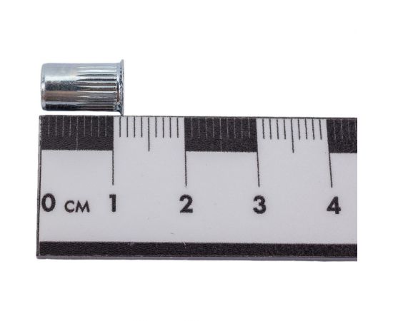 Резьбовая заклепка Daxmer м5, оцинкованная сталь, насечки, уменьшенный борт, 1000 шт. 393289 