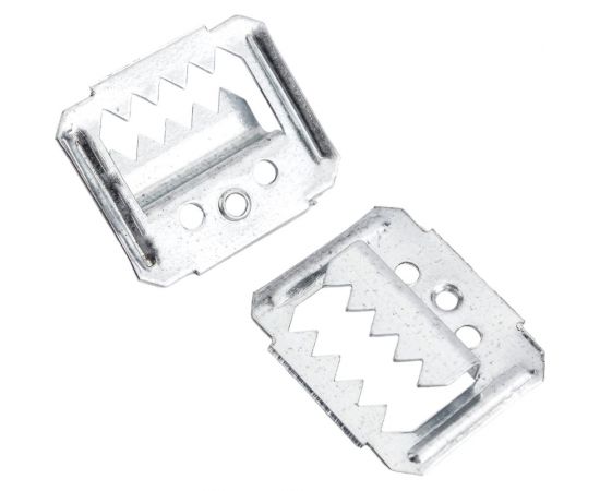 Усиленный крепеж для вагонки ЗУБР Кляймер-У2 с саморезами, 6 мм, 50 шт. 30755-06 