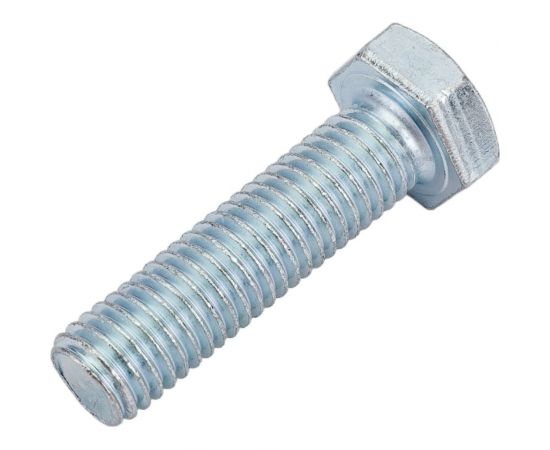 Болт МЕТАЛЛСЕРВИС М12x45, DIN 933, с полной резьбой, оцинк., 10 шт. 1239328 