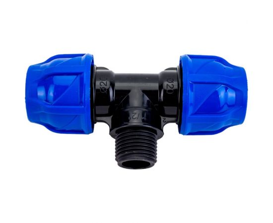 Тройник наружная резьба CN-TB ПНД 20х1/2"х20 TEBO 017031302 