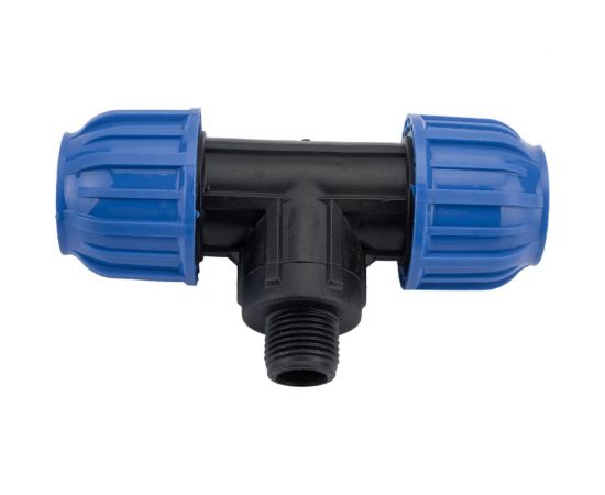 Тройник RTP с наружной трубной резьбой PN 16 D 25х1/2 11618 