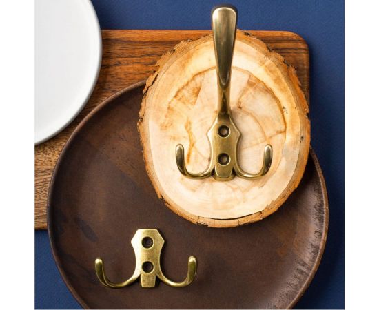 Мебельный крючок KERRON Д67 Ш135 В70, оксидированная бронза KR 0050 OAB – изображение 3