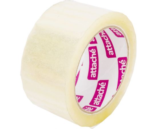 Упаковочная клейкая лента Attache 50 мм х 66 м, 50 мкм, прозрачная 48340 – изображение 2